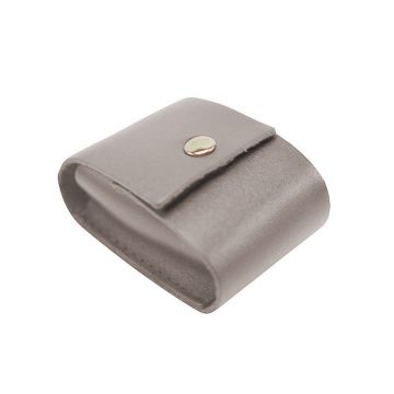 Leather Pouches [E] Grey - Size L