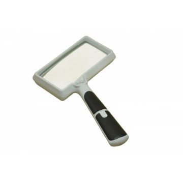Hand Magnifier - 2x Rectangular - LED+