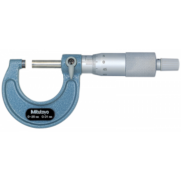 Mitutoyo Micrometer, simple design 0-25mm+