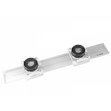 Peak 1972-S Glass [10x] Measuring Ruler, 0.1mm Scale+