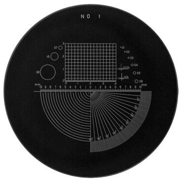 Peak Measuring Scales in White Font for Measuring Magnifiers (1975,1998, 1999, 2015)+