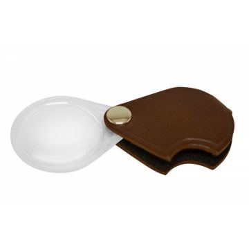 SCHWEIZER Leather Pocket Magnifier [5x 25mm]